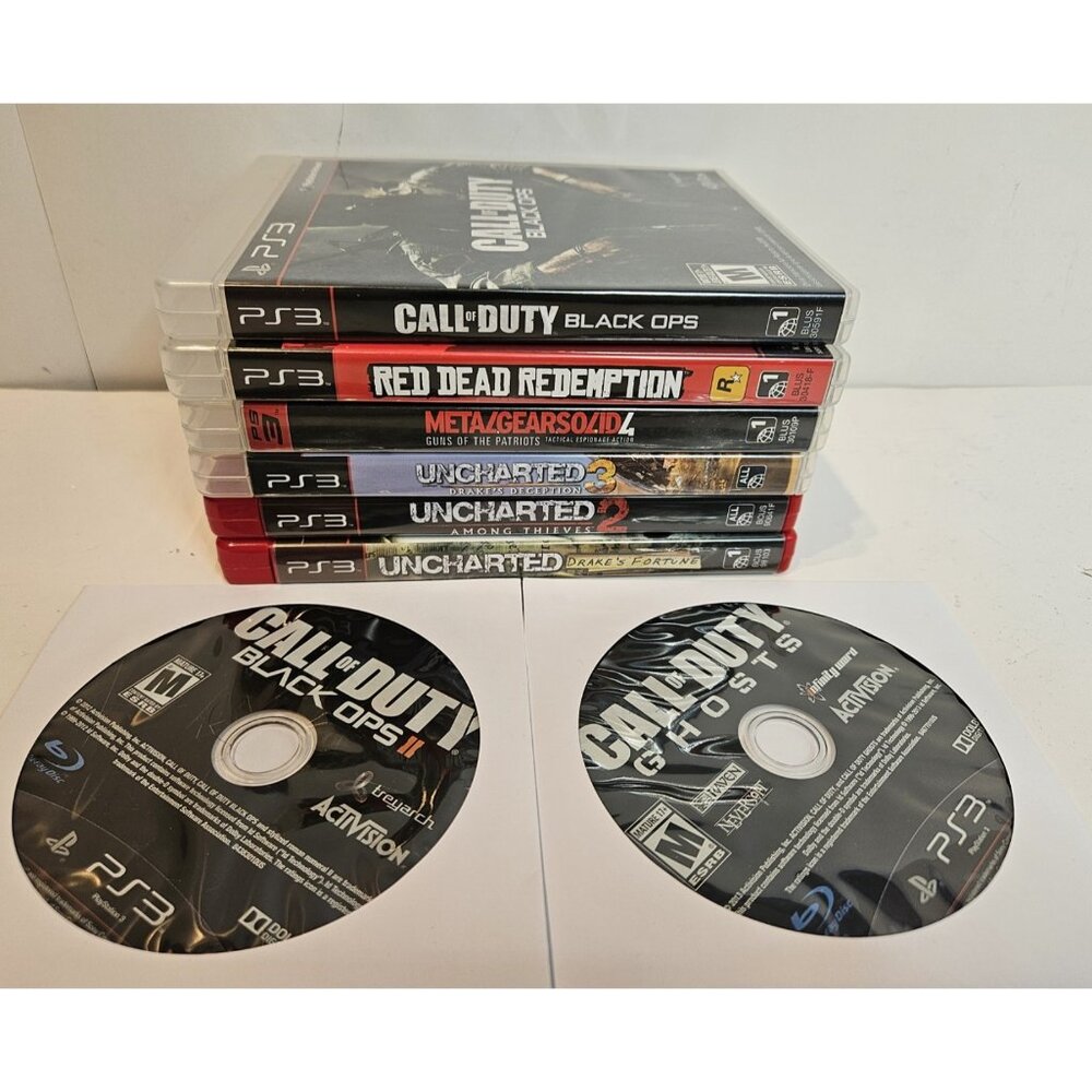 PS3 8 GAMES Bundle LOT * Please Read For Details